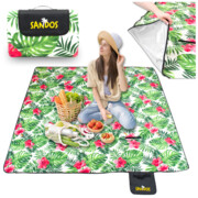 Koc piknikowy 200 x 200 kwiaty