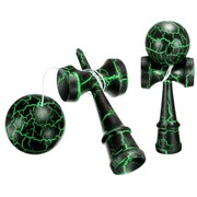 Kendama drewniana gra zręcznościowa zabawka zielona