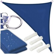 Żagiel przeciwsłoneczny ogrodowy wodoodporny 7x5x5 m ciemny niebieski granat