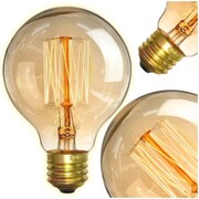 Żarówka edisona e27 retro ozdobna vintage kula 125