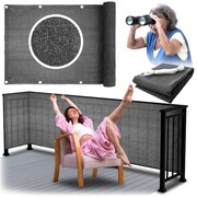 Osłona balkonowa ciemnoszara 0,8 x 3 m