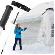 Zgarniacz teleskopowy łopata śniegu dachu odśnieżania aluminiowa 600cm