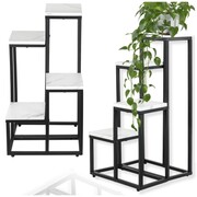 Kwietnik stojący stojak regał na kwiatki rośliny doniczki 4 półki loftowy