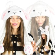 Pluszowa czapka z ruchomymi uszami owieczka