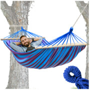 Hamak jednoosobowy 200x80cm z poprzeczką