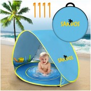 Namiot plażowy z basenem dla dzieci