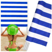 Zasłona plażowa 5 metrów parawan na plażę do parku pasy metalowe rurki