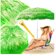 Hawajski parasol ogrodowy słomkowy zielony + kotwa