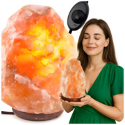Lampa solna 3-5 kg nocna jonizator sól himalajska naturalna do pokoju biura