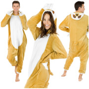 Kigurumi Onesie – kostium/piżama jednoczęściowa unisex Leniwiec