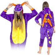 Piżama męska prezent na urodziny kigurumi onesie przebranie smok dres