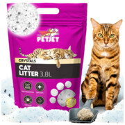 Silikonowy zbrylający żwirek dla kota 3,8 L