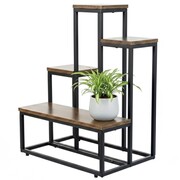 Kwietnik stojący na kwiaty rośliny metalowy loft 6 doniczek industrial 68cm