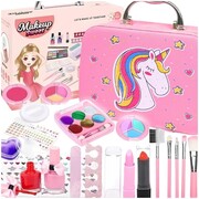Zestaw do makijażu i paznokci w kuferku dla dziewczynki