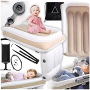 Łóżeczko dmuchane do samolotu pociągu auta łóżko turystyczne materac+pompka