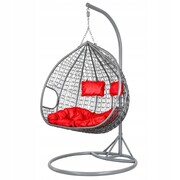 Poduszka ogrodowa do kokonu - czerwona