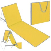 Leżak plażowy żółty