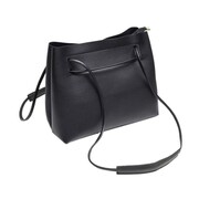 Torebka duża skóra na ramię shopper czarna