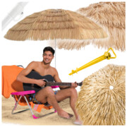 Hawajski parasol ogrodowy słomkowy + kotwa