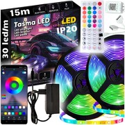 Taśma LED RGB Neon sterowanie aplikacją 15 m – 450 LED