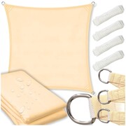 Żagiel markiza przeciwsłoneczna wodoodporna uv kwadrat 3,6 x 3,6 m