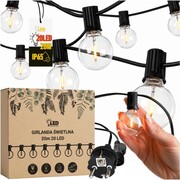 Girlanda ogrodowa 20m 20 żarówek LED IP65| LedSolution