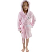 Szlafrok onesie dla dzieci różowy królik