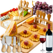 Deska do wędlin i serów z akcesoriami