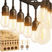 Girlanda świetlna ogrodowa 20m x 20 żarówek e27 ip65 całoroczna wodoodporna