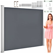 Markiza boczna 200x300 - gray
