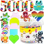 Koraliki do prasowania 5000 elementów + akcesoria