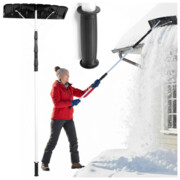 Zgarniacz teleskopowy 500cm łopata śniegu dachu odśnieżania aluminiowa składana