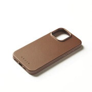 Etui skórzane Mujjo do iPhone 16 Pro Max, MagSafe, Dark Tan