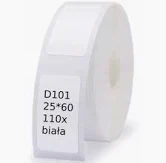 Etykiety termiczne Niimbot 25x60 mm 110 szt. - białe