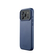 MUJJO iPhone 17 Pro Max Leather Case Monaco Blue