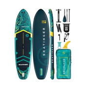 Deska SUP SKATINGER Prana Lava Green 350x89x15 cm (11'6'') yoga