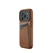MUJJO iPhone 17 Pro Wallet Leather Case Tan