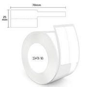 Etykiety termiczne na kable Niimbot 25x78 mm - 90 szt. białe