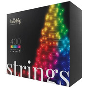 Twinkly Strings 400 LED RGB black wire Plug F (EU type) 32 m - OUTLET