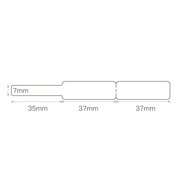 Etykiety termiczne na kable Niimbot 12,5x109 mm, 60szt. białe