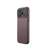 MUJJO iPhone 17 Pro Max Leather Case Bronze Red