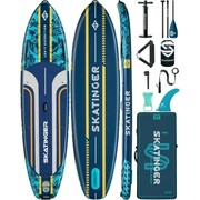 Deska SUP SKATINGER Leafy Expedition Blue 350x89x15 cm (11'6'') yoga