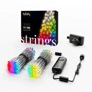 Lampki choinkowe Twinkly Strings 250 LED RGB+W 20 m transparent