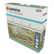 GARDENA Micro-Drip-System - zestaw podstawowy do rabat kwiatowych i warzywnych (13450-20)