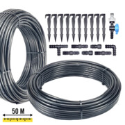 LINIA KROPLUJĄCA 50M + 86E ZESTAW L DO NAWADNIANIA ROŚLIN