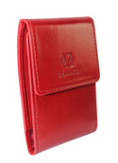 Etui Na Karty Dokumenty MARCO (PL)Duże Wizytownik Skóra Naturalna Licowa R-06S