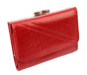 Portfel Damski Skórzany ANDRUS (PL) Klamra Na Zewnątrz Skóra Naturalna RFID 12 x 8,5 x 2,5 [cm]