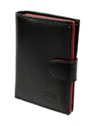 Portfel Skórzany ELKOR (PL) Skóra Licowa Średni Pionowy Z Zapięciem Dwa Skrzydełka EL125 13 x 9.5 x 2 [cm]