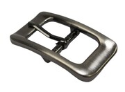 Klamra Bezniklowa Do Paska Damskiego Skórzanego 20 mm Srebrna KD20