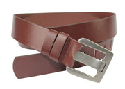 Pasek Skórzany HADA (PL) Skóra Licowa EXTRA 40 mm P4 CZEKOLADOWY SZEROKIE DZIURKI